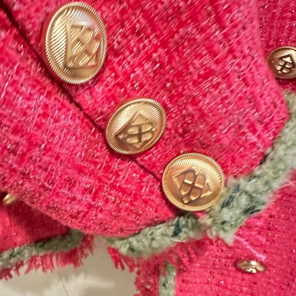 Pink and Green Pink Blazer - Picture 5 of 12